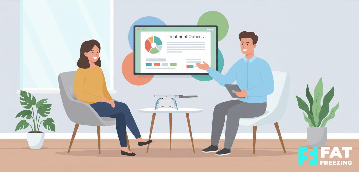 Consultation between patient and clinician about weight loss options