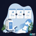 Illustrative infographic showing the step by step science of fat freezing